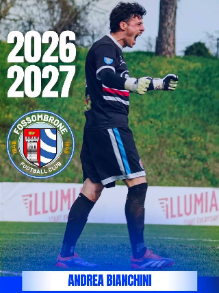 Fossombrone: confermato il portiere Bianchini